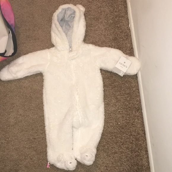 3 month old baby in snow